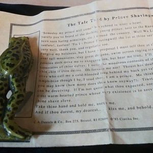 Antique Frog Prince Razor-One of a Kind